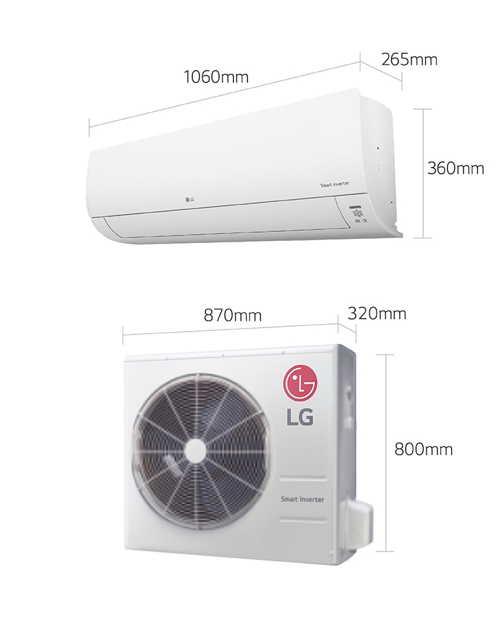 7.1 kW Split System Air Conditioner with Dual Inverter Compressor™ LG Australia