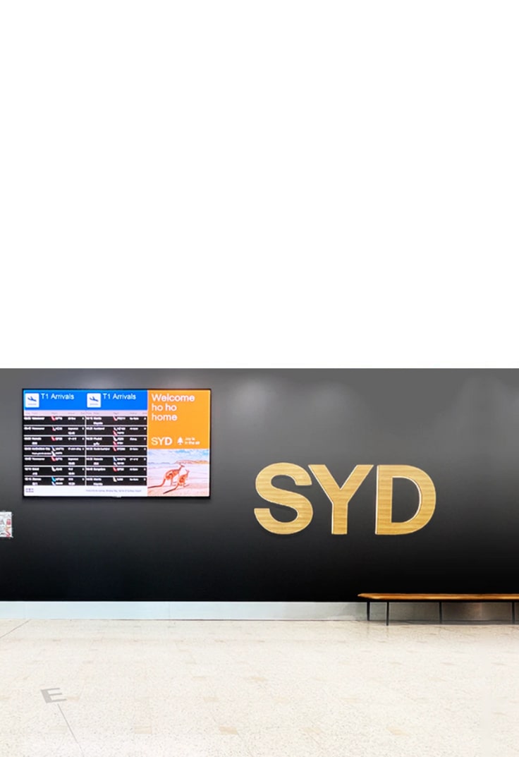 								The Meeting Point Sydney Airport: LG Digital Signage Solutions for Transportation							4