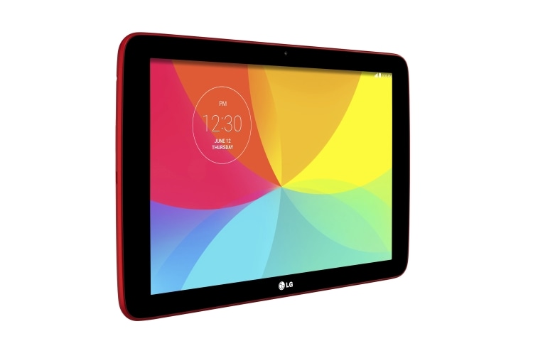 LG 10.1” HD Screen, 1.2GHz Quad-Core Processor, Android KitKat, LG G Pad 10.1 (V700) Red, thumbnail 4