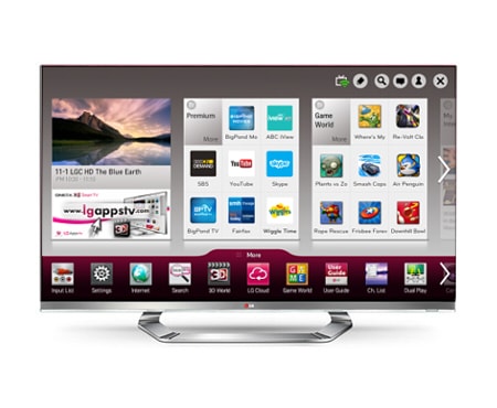 LG 47'' (119cm) Full HD 3D LED LCD TV, 47LM8600