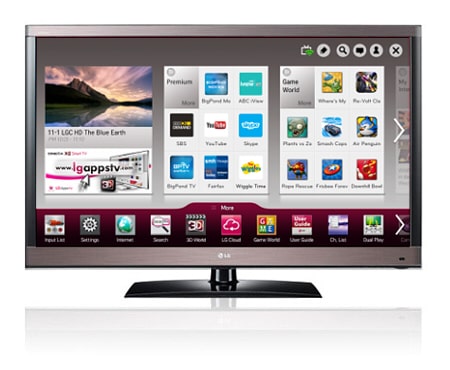 LG 47'' (119cm) Full HD 3D LED LCD TV with Cinema 3D & LG Smart TV, 47LW5700