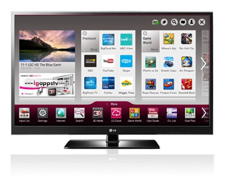 LG 60'' (152cm) Full HD 3D Plasma TV, 60PZ570