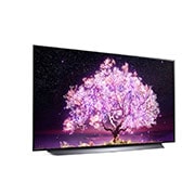 LG C1 48 inch 4k OLED TV, OLED48C1PTB +15 degree right side view, OLED48C1PTB, thumbnail 3