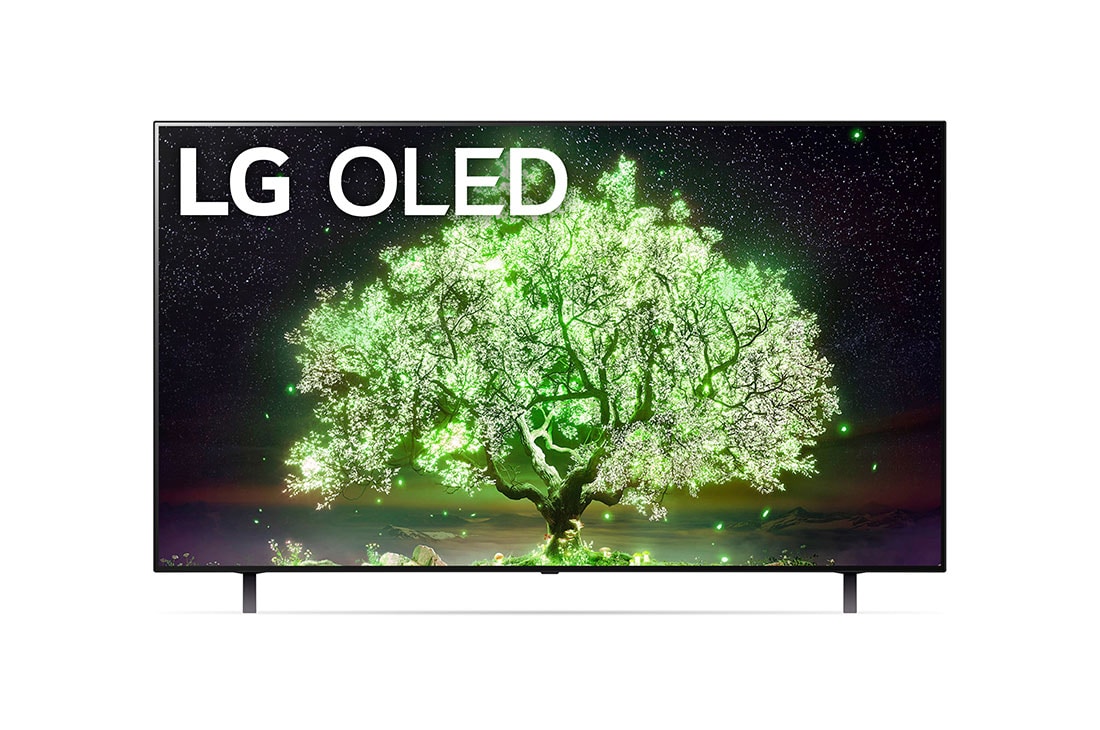 LG A1 65 inch 4K Smart Self-Lit OLED TV w/ AI ThinQ®, OLED65A1PTA front view with infill, OLED65A1PTA