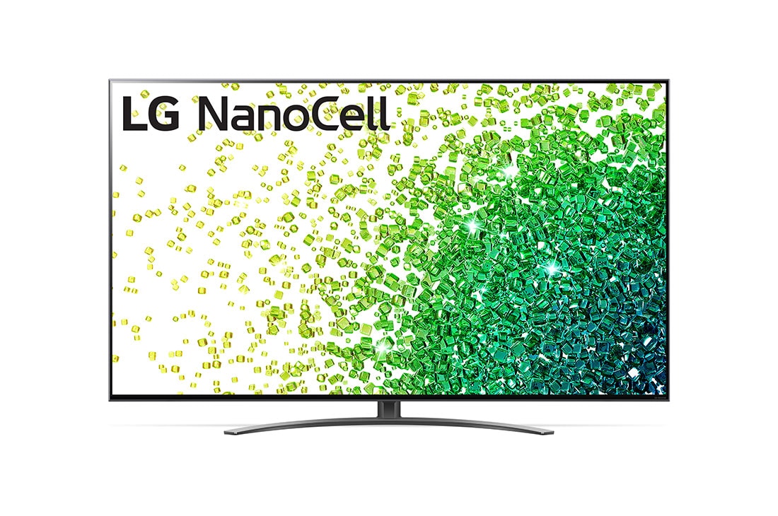 LG NANO86 Series 55 inch 4K TV w/ AI ThinQ®, 55NANO86TPA front view with infill, 55NANO86TPA
