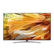 LG QNED91 Series 65 inch 4K TV w/ Quantum Dot, NanoCell & Mini LED Technology, A front view of the LG QNED TV, 65QNED91TPA, thumbnail 1