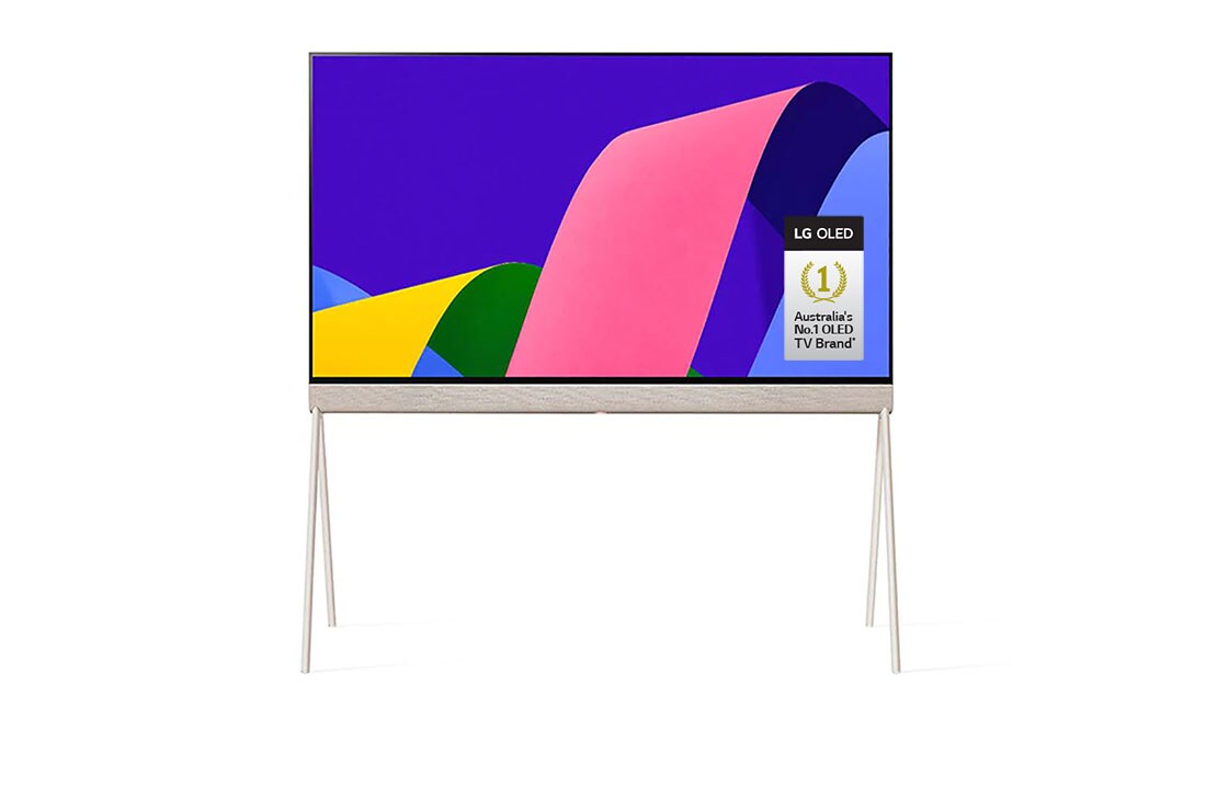 LG Objet Collection – Posé 55'' 4K OLED, Posé seen from the front., 55LX1QPSA, thumbnail 15