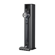 LG CordZero® A9T Handstick Vacuum with All-In-One Tower™ - Grey, A9T-ULTRA_Right_Perspective_View, A9T-ULTRA, thumbnail 2