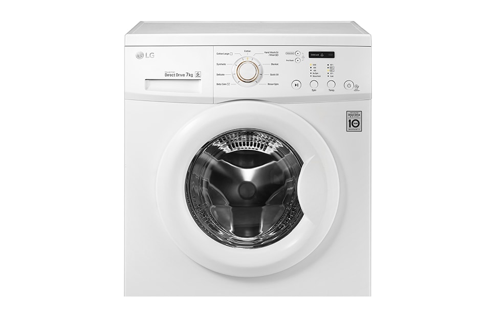 LG Front Load Washing Machines, WD1200D 7kg Front Loader