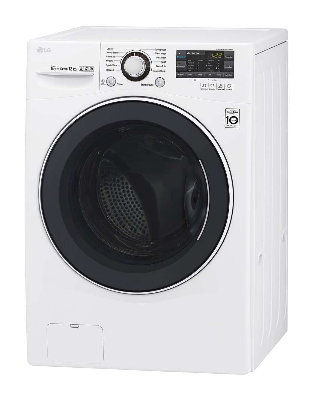 LG Front Load Washing Machines | WD1013NDW 13kg Front Loader | LG Australia