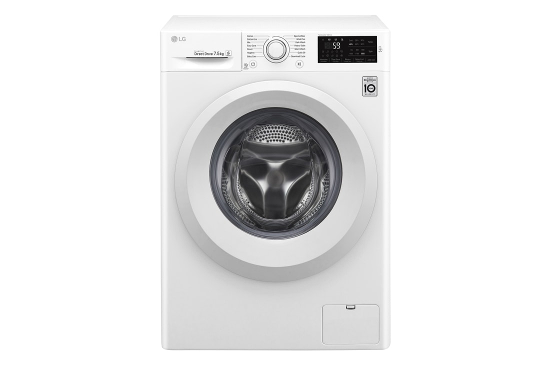 LG 7.5kg Front Loader Washing Machine with 6 Motion Direct Drive, WD1275TC5W