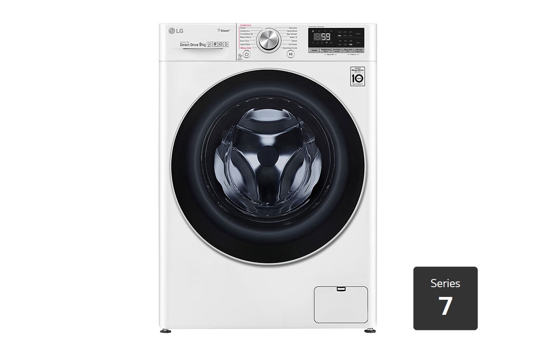 LG 9kg Front Load Washing Machine with Steam+, WV7-1409W