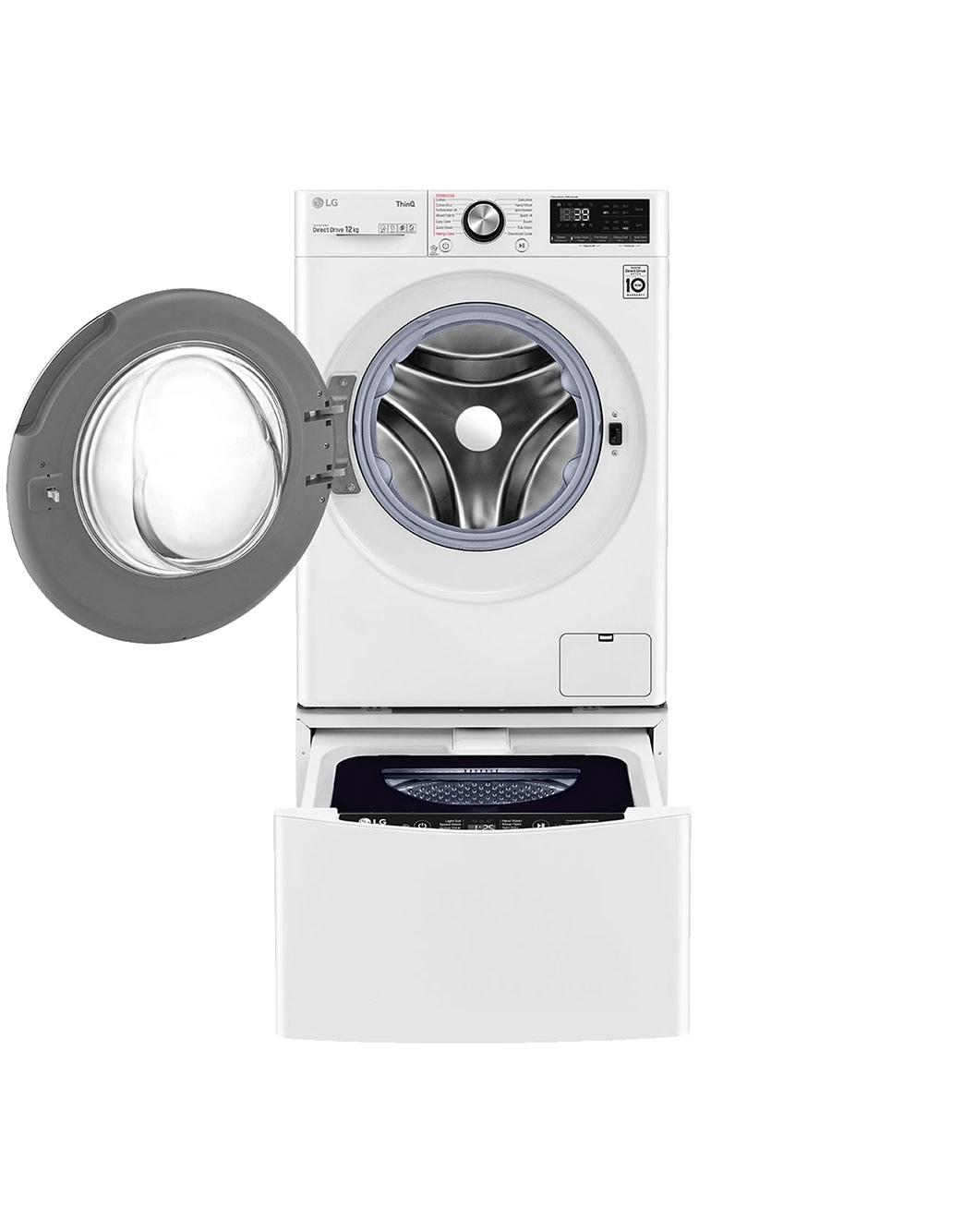 LG TWINWash | WV9-1412W / WTP20WY Twin Load Washing Machine | LG Australia