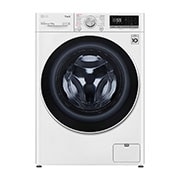 LG 10kg Front Load Washing Machine with Steam, WV5-1410W, WV5-1410W, thumbnail 2
