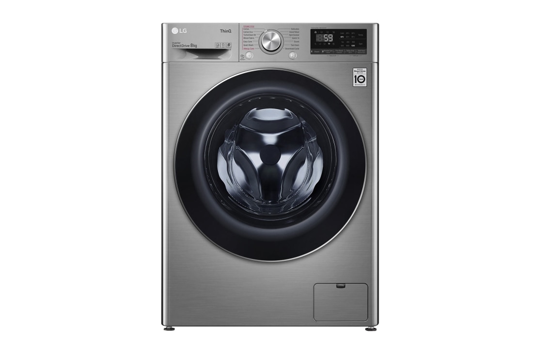 LG 8kg Front Load Washing Machine with Steam+, WV7-1208V