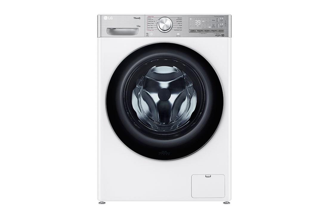 LG 10kg Series 10 Front Load Washing Machine with ezDispense<sup>®</sup> + Turbo Clean 360®, front, WV10-1410W
