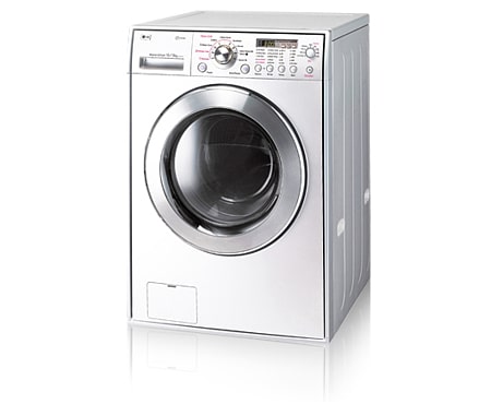 LG White 10/6kg Steam Washer & Dryer with 10 Year Direct Drive Motor Warranty (WELS 4.5 Star, 86 Litres per wash), WD12570FD