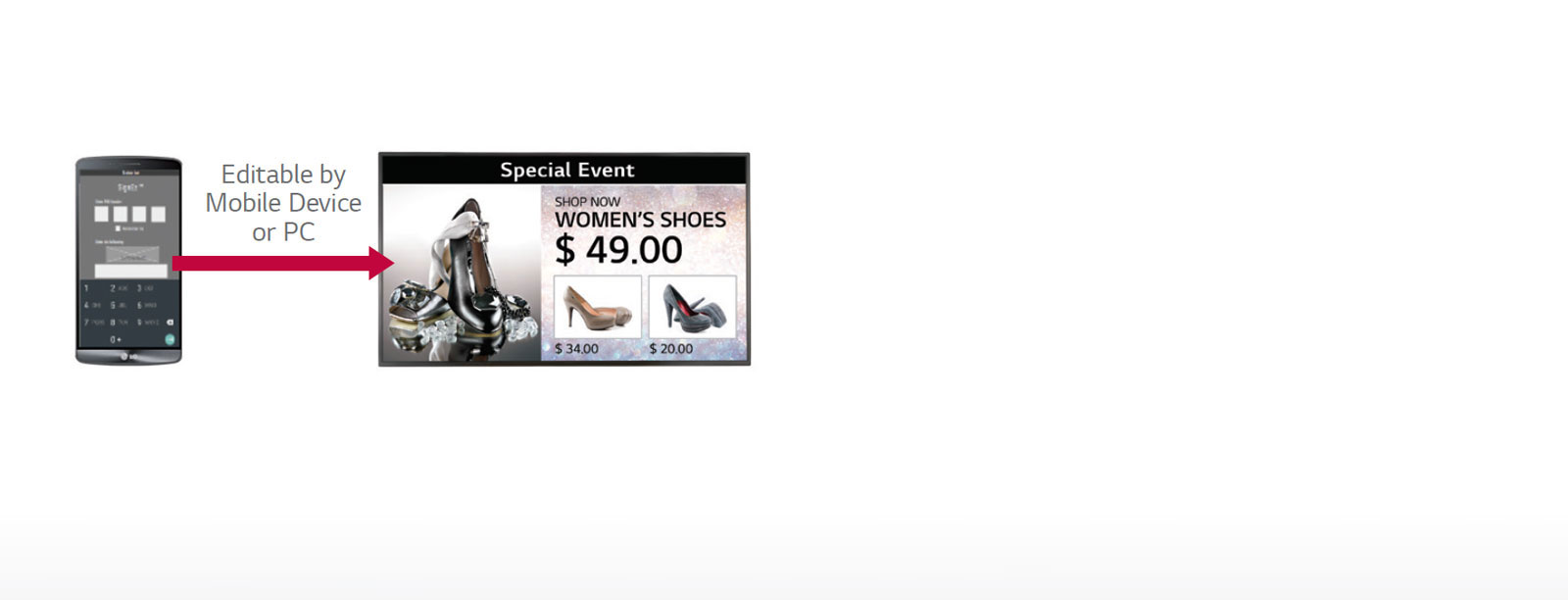 Embedded Template by SuperSign EZ1