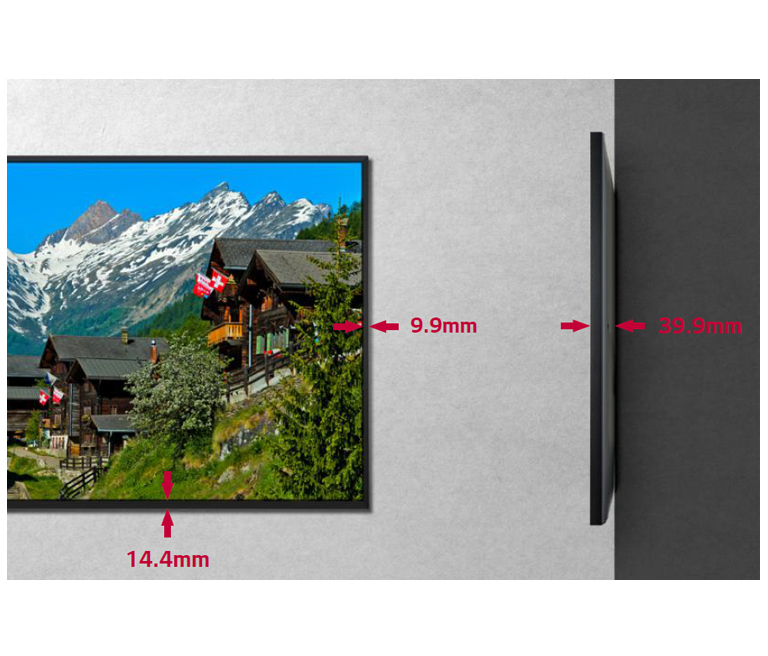 Narrow Bezel & Slim Depth2