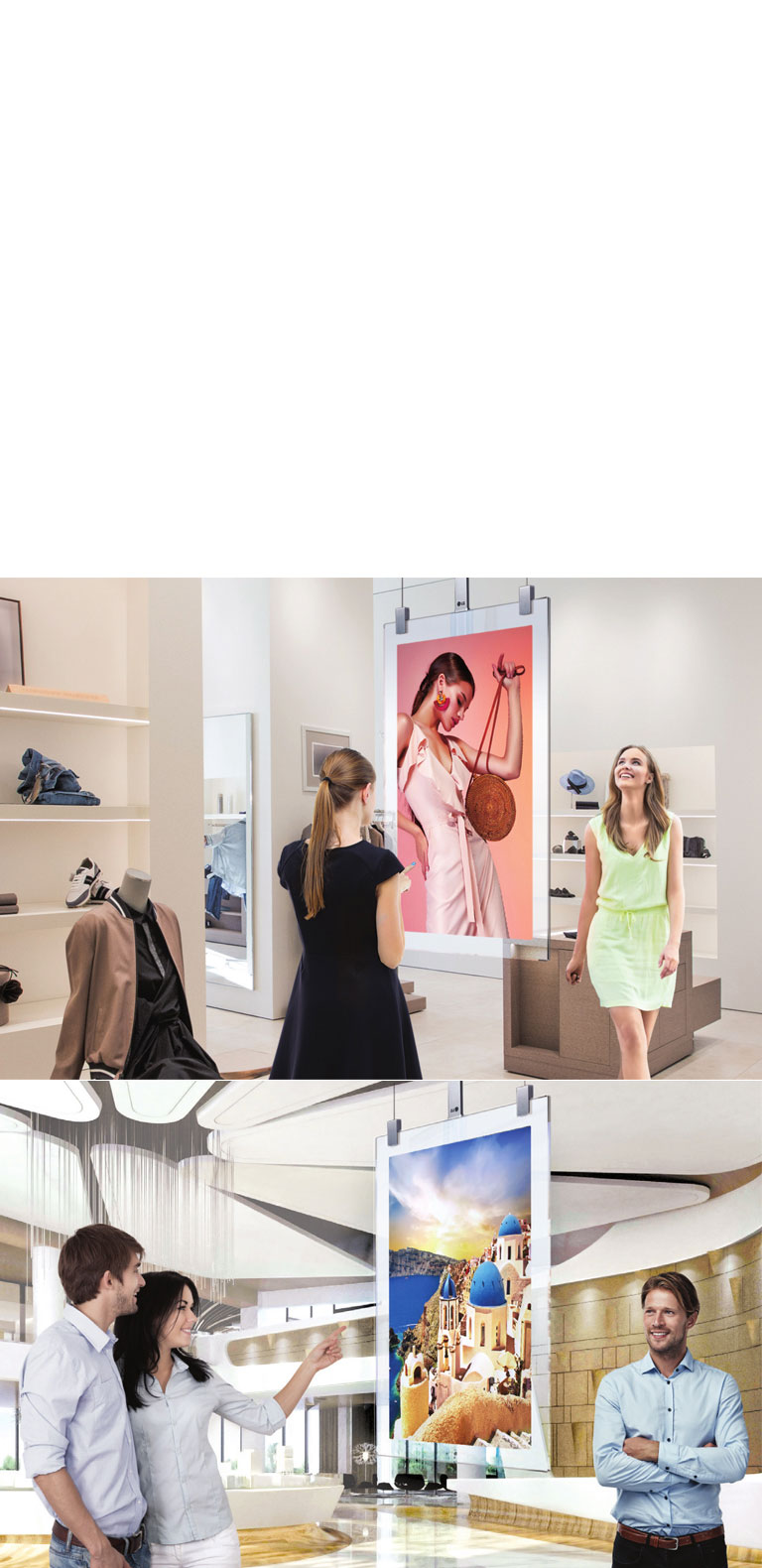 Two Displays for Multiple Use2