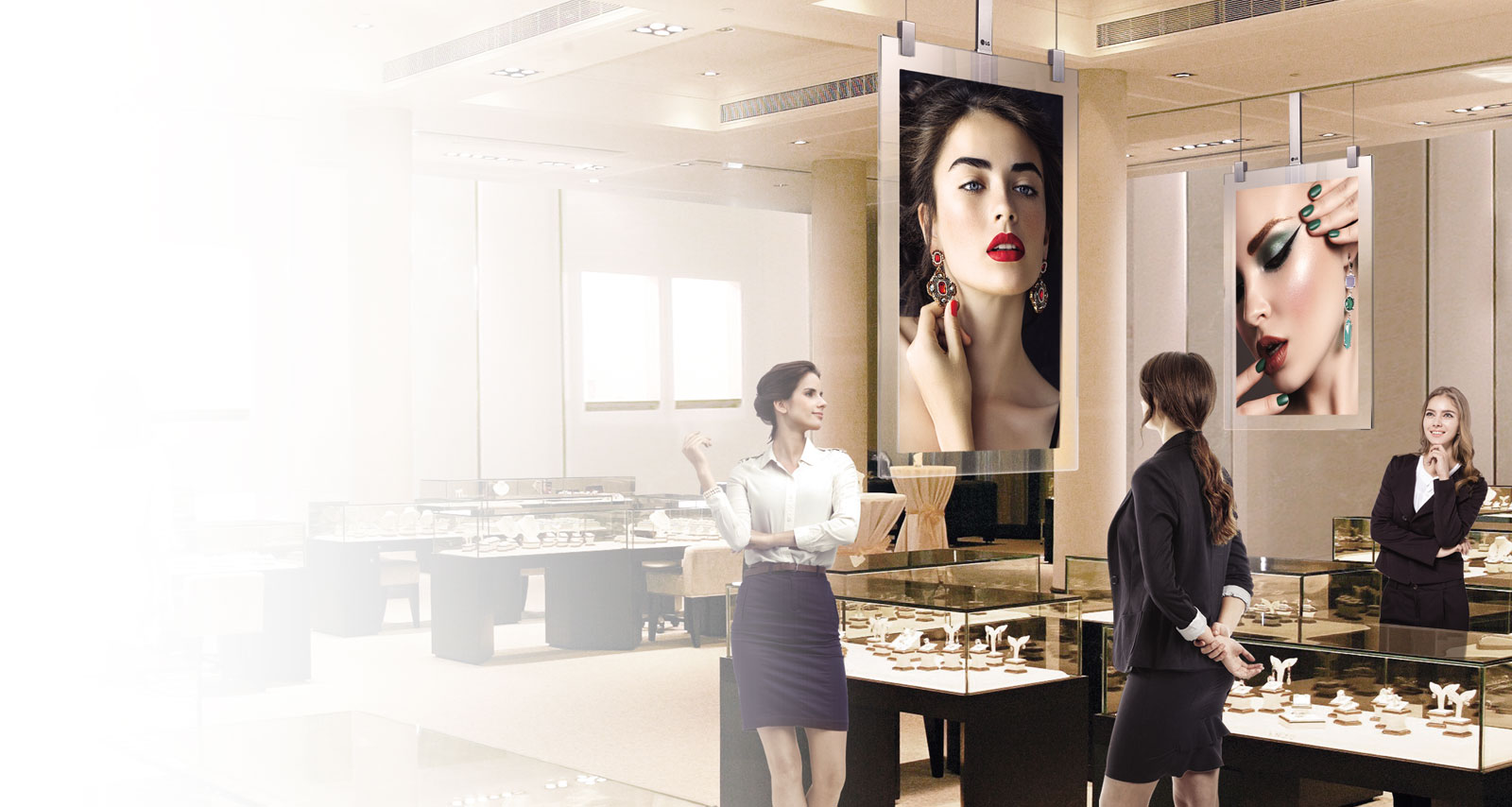 Artistic Space beyond Display LG OLED Signage 1