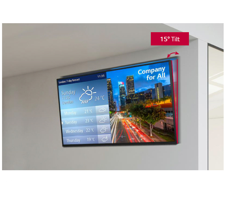 15° Tilting Installation2