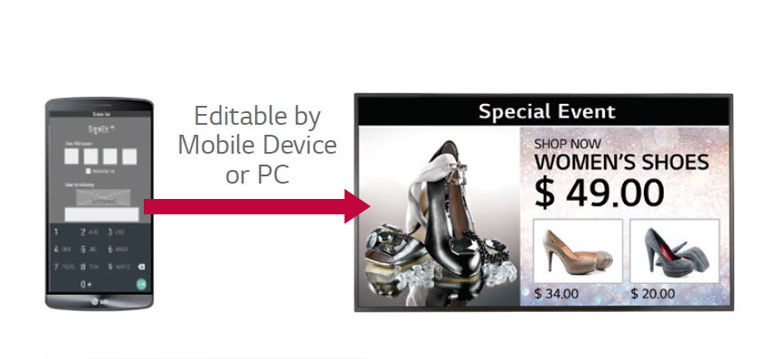 Embedded Template by SuperSign EZ2
