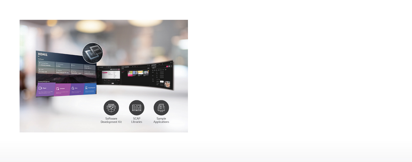 HIGH PERFORMANCE SoC with webOS<br>1