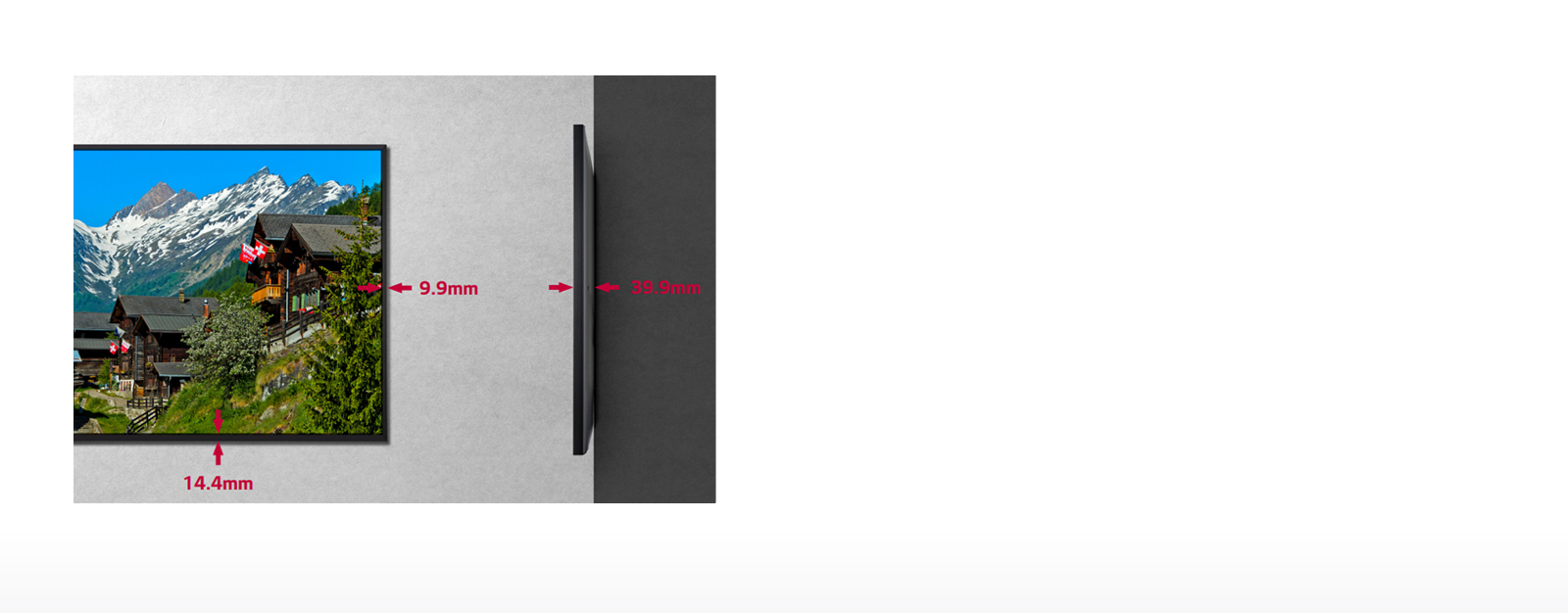 Narrow Bezel & Slim Depth1