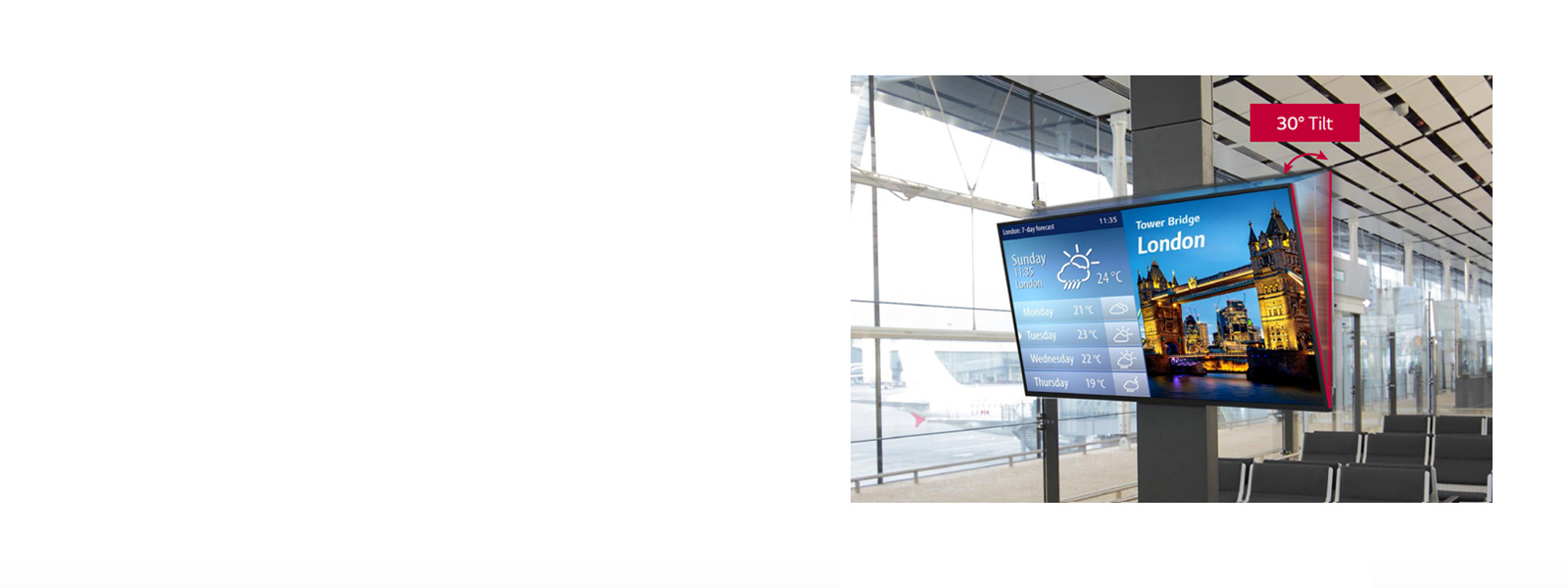 30° Tilting Installation1