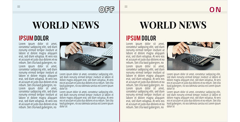 Less Blue, Improved Visual Comfort2