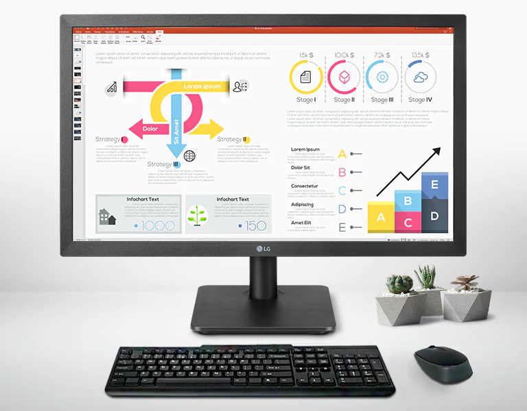 21.5" Full HD Display : Vibrant and Accurate Color.