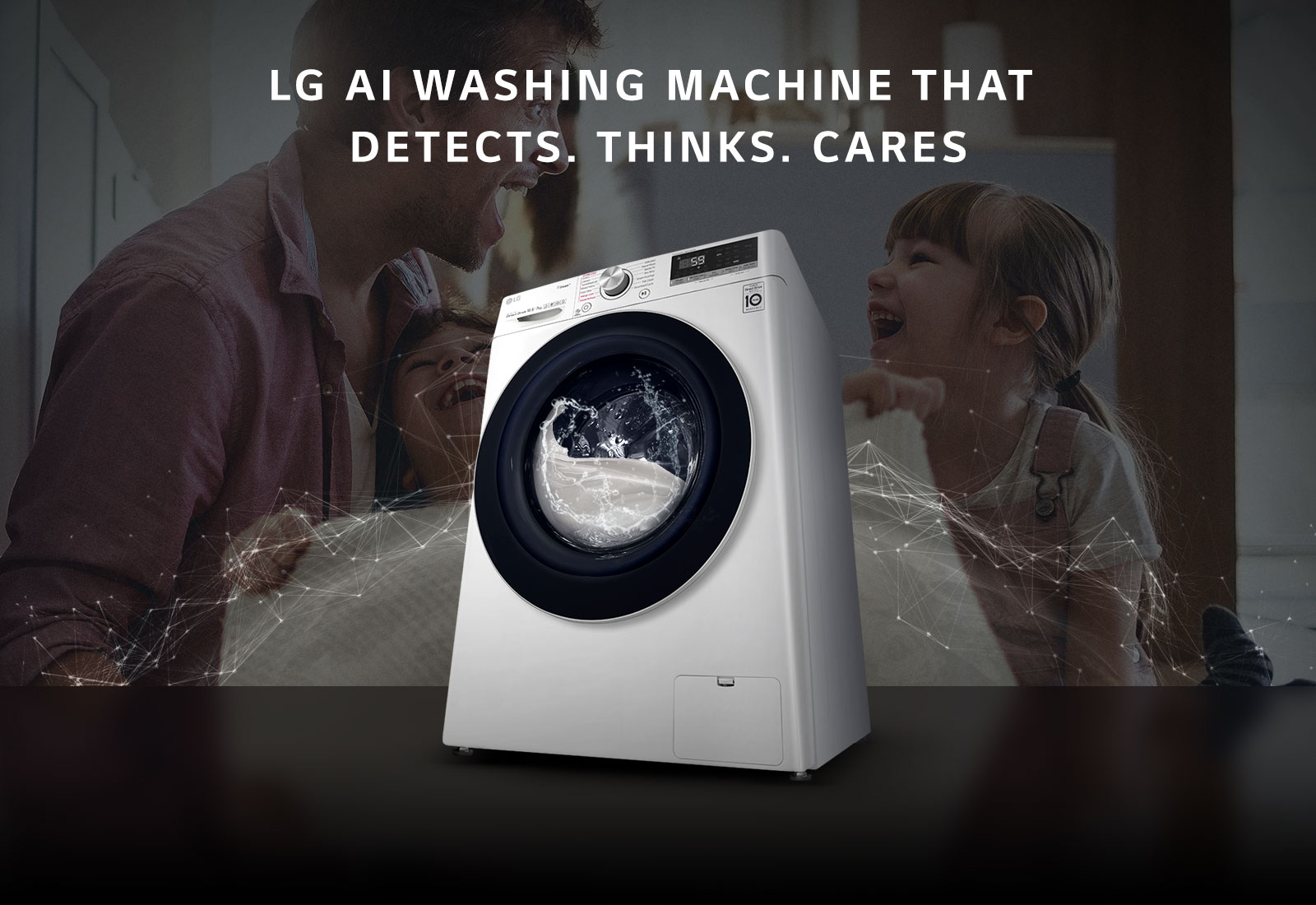 9KG TurboWash™ Front Load Washing Machine in White