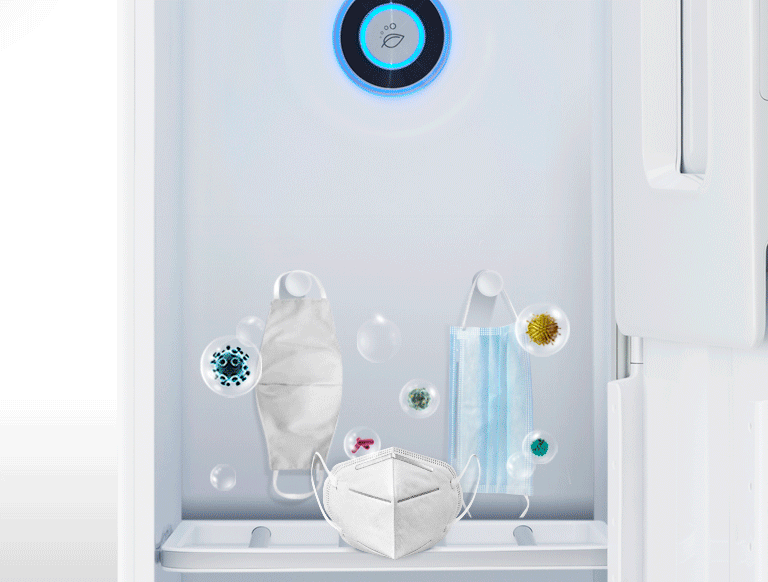 LG Styler reduces various viruses in clothes, doll, bag and cap. 