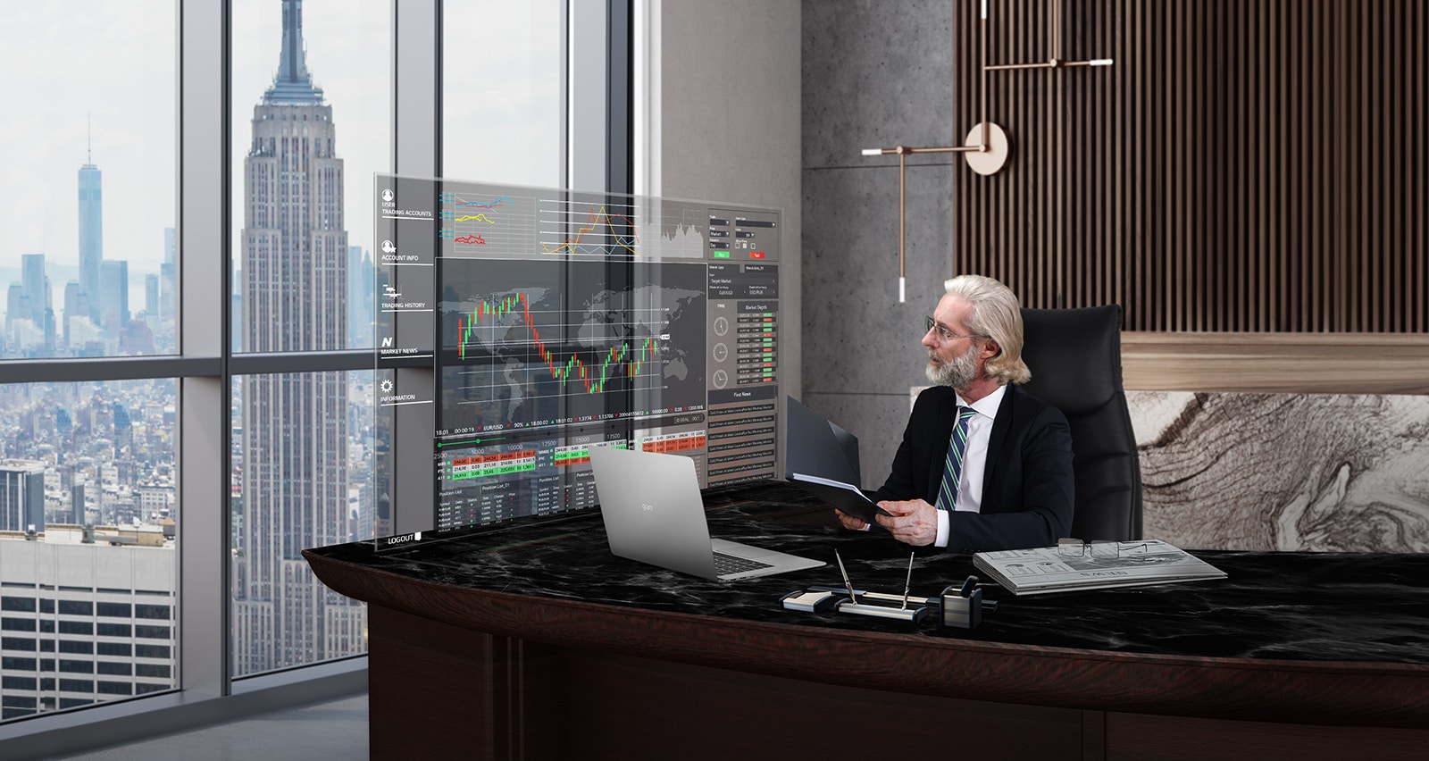 See the unseen, <br>LG Transparent OLED1