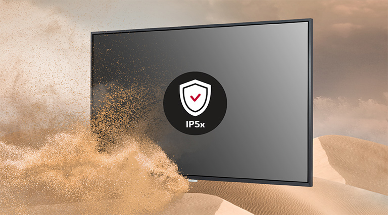 UH7F-H is IP5x certified, so it is protected from dust and has less risk of performance degradation.