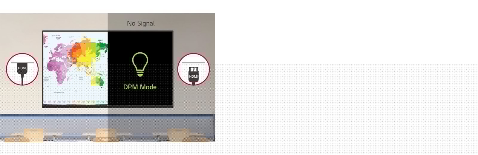 Display Power Management function to manage power more efficiently.