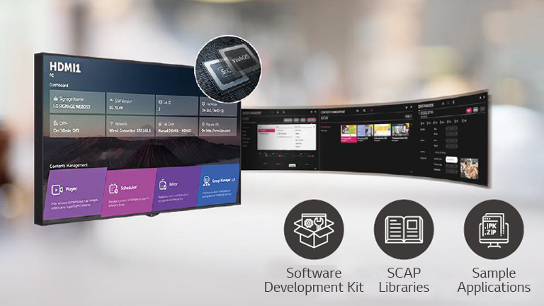 A number of tasks that can be done simultaneously are easily arranged through the web OS platform.