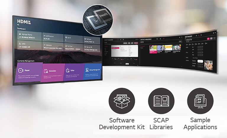 A number of tasks can be done at the same time with the intuitive GUI. 