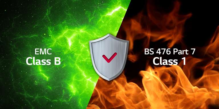 EMC Class B Certified & Fire Resistant Design
