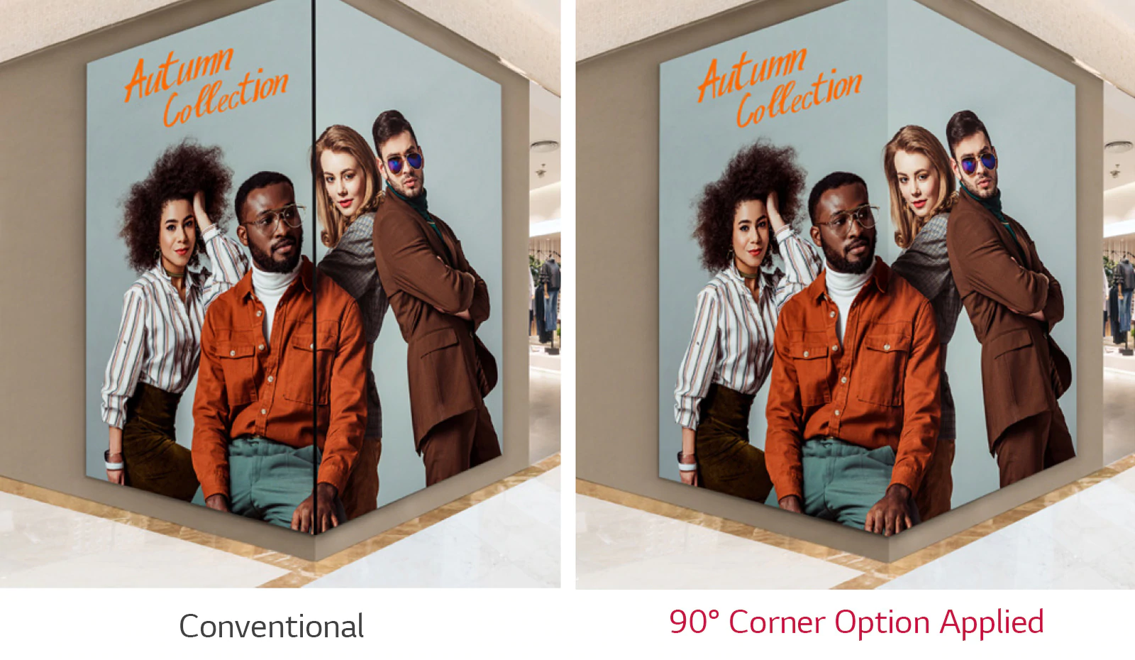 90° Corner Design Available