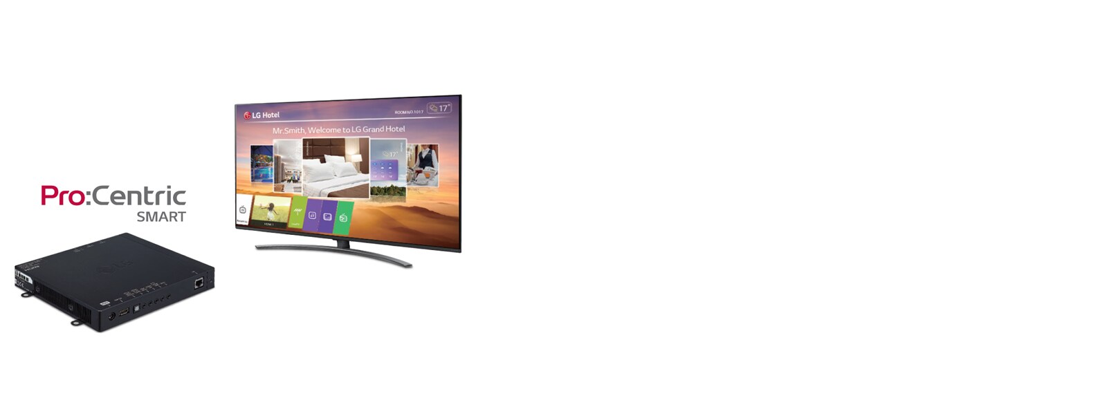 The image shows that Pro:Centric SMART help you optimize hospital services for hotel brand and guest.