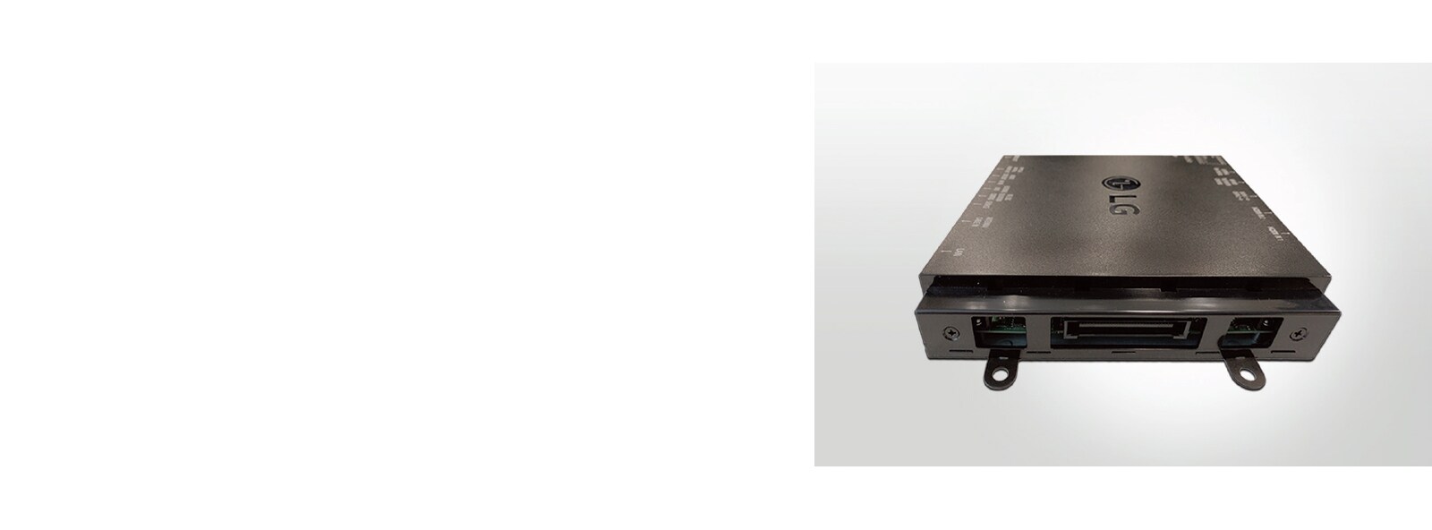 STB-6500 has side connector that can extend additional 3rd party external modules.