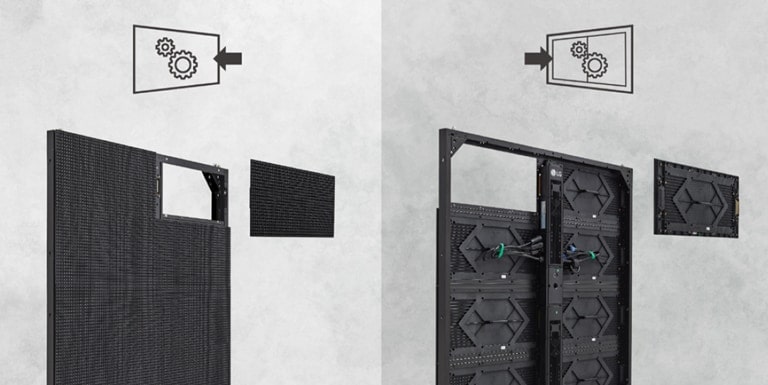 Capable of front or rear installation depending on the customers' needs.