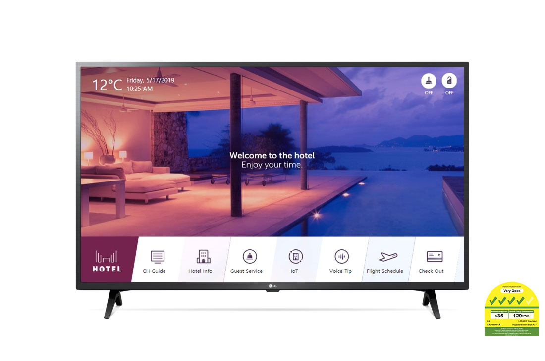 LG 43'' Pro:Centric Hotel TV, 43UT660H0TA
