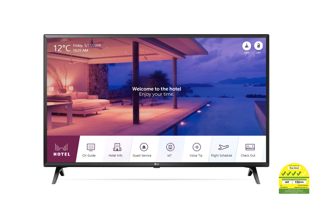 LG 49'' Pro:Centric Hotel TV, 49UT660H0TA