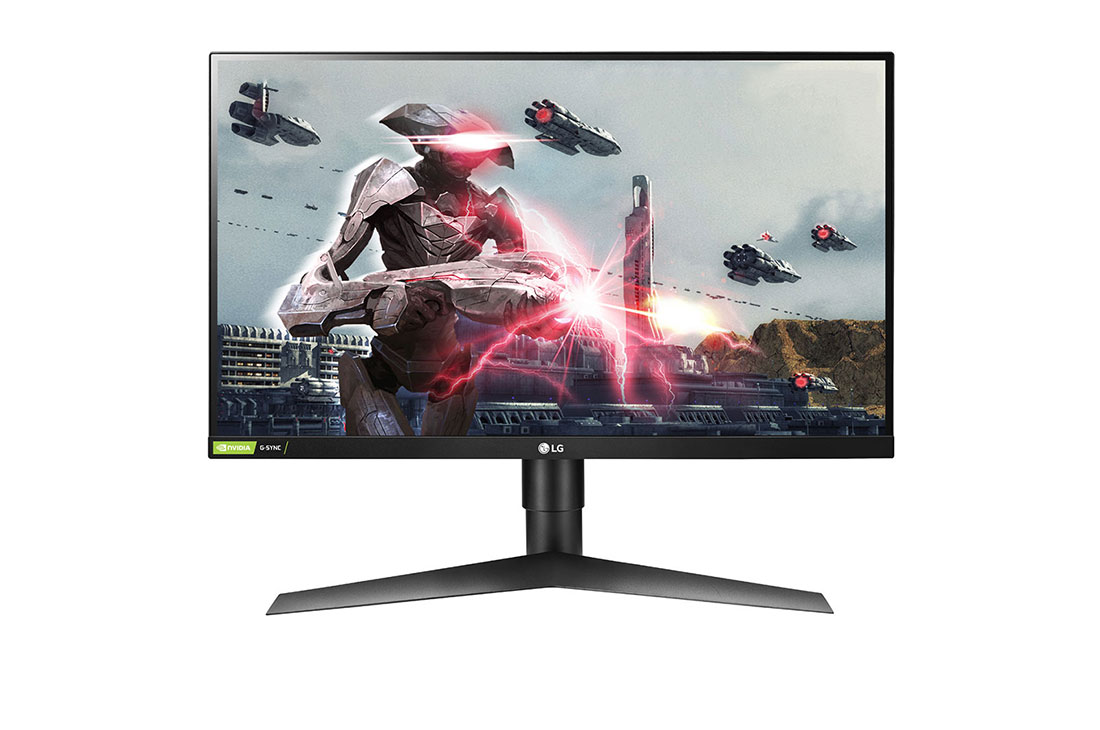 LG UltraGear™ 27'' Full HD IPS Gaming Monitor with NVIDIA G-SYNC® Compatible, 27GL650F-B