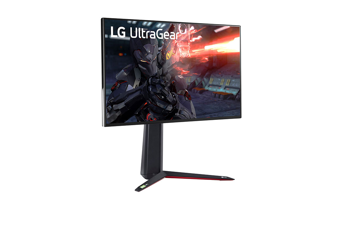 LG 27'' UHD 4K UltraGear™ Nano IPS 1ms (GtG) Gaming Monitor with VESA DSC,  +15 degree side view, 27GN950-B, thumbnail 3