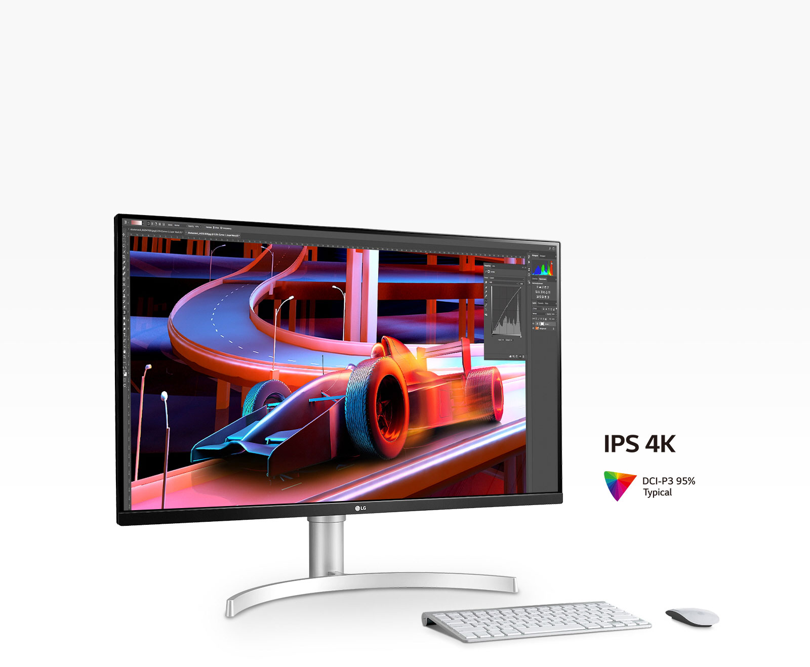 LG 31.5'' UHD 4K (3840x2160) HDR IPS Monitor | LG Bangladesh