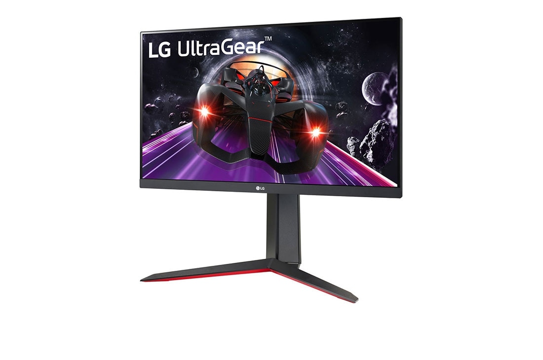 LG UltraGear™ 23.8'' FHD IPS Gaming Monitor with AMD FreeSync™ Premium, -15 degree side view, 24GN650-B, thumbnail 2